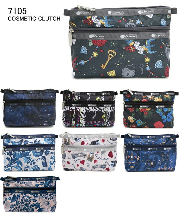 レスポートサック ポーチ（レディース） 【ネコポス出荷】レスポートサック ポーチ レディース LESPORTSAC レスポ COSMETIC CLUTCH コスメティッククラッチ 7105