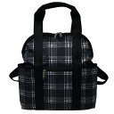 レスポートサック リュックサック レディース バックパック LESPORTSAC レスポ DOUBLE TROUBLE BACKPACK 2442 E570 PEARL PLAID パールプレイド