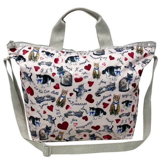 レスポートサック トートバッグ ボストンバッグ LESPORTSAC レスポ DELUXE EASY CARRY TOTE 4360 E479 AMOUR HEART アムールハート 1