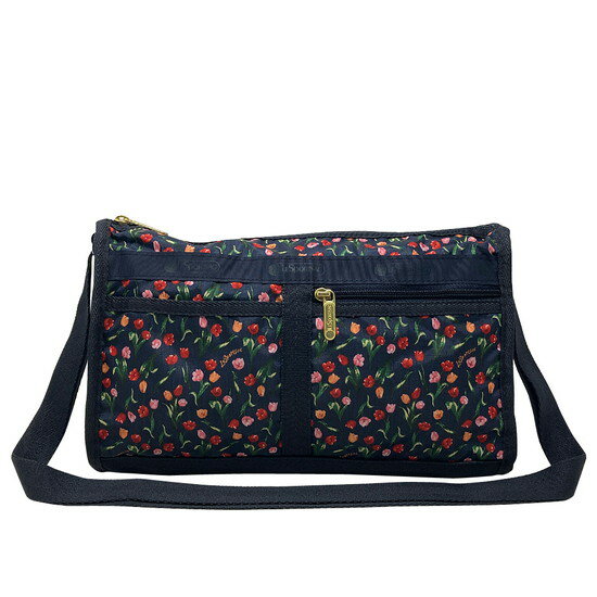 ショルダーバッグ レスポートサック ショルダーバッグ レディース 斜めがけ LESPORTSAC DELUXE SHOULDER SATCHEL 7519 U229 TULIP GARDEN チューリップガーデン