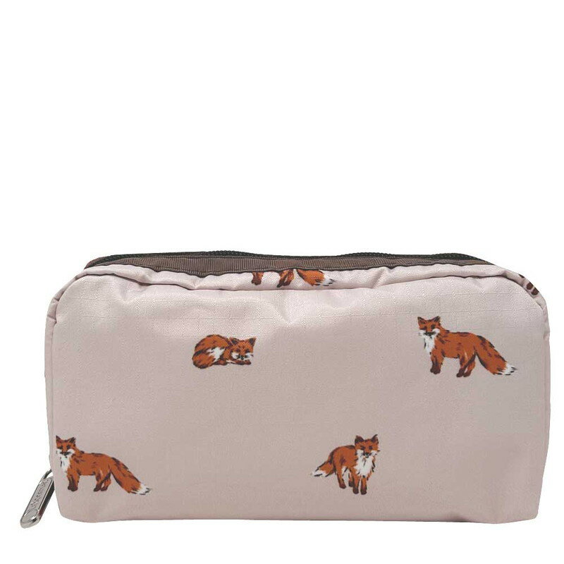 レスポートサック ポーチ LESPORTSAC レクタンギュラーコスメティック 6511 HD49 DASHING FOXES ダッシングフォックス