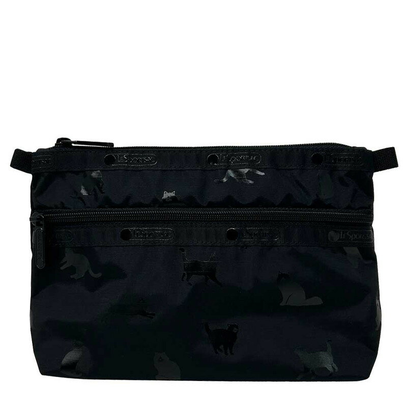レスポートサック ポーチ LESPORTSAC Cosmetic Clutch レディース 7105 HD45 BLACK CATS ブラックキャッツ 猫 ネコ
