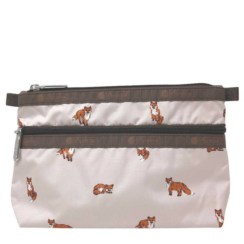 レスポートサック ポーチ LESPORTSAC Cosmetic Clutch レディース 7105 HD49 DASHING FOXES ダッシングフォックス