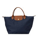 ロンシャン ハンドバッグ Longchamp LE PLIAGE M 1623 089 P68 MARINE ネイビー