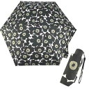 マリメッコ 折りたたみ傘 レディース マリメッコ 折り畳み傘 marimekko MINI MANUAL UMBRELLA MINI UNIKKO 048857 030 ブラック ホワイト オリーブ