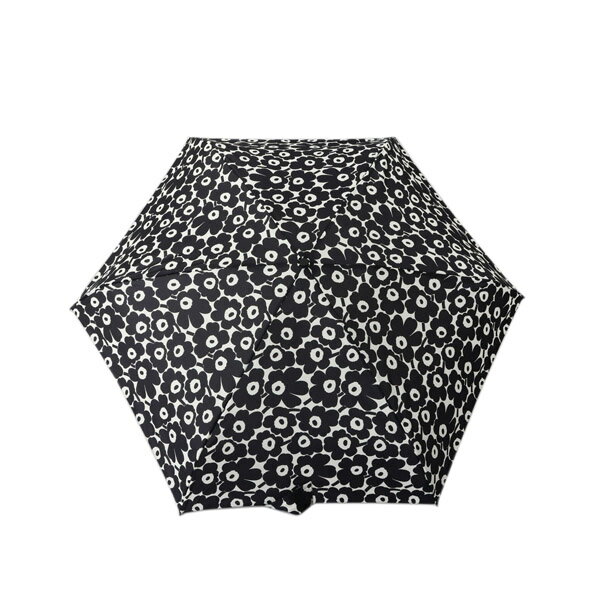 マリメッコ  マリメッコ marimekko 折り畳み傘 MINI MANUAL UMBRELLA NANO UNIKKO 091494 190 ブラック ホワイト