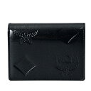 エムシーエム MCM エムシーエム 二つ折り財布 レディース メンズ 財布 AREN FLAP WALLET/TRI-FOLD MINI MYSDATA02 BK001 ブラック