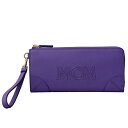 エムシーエム MCM エムシーエム 長財布 レディース メンズ L字ファスナー財布 AREN ZIPPED WALLET LARGE MYLDATA04 UQ001 PASSION FLOWER パープル