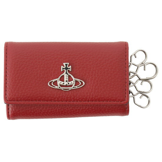 ヴィヴィアンウエストウッド キーケース（メンズ） Vivienne Westwood キーケース ヴィヴィアンウエストウッド RE-VEGAN GRAIN KEY CASE 51020001U S000D H407 レッド