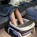 フットバス 足湯器 足つぼ 折りたたみ 保温フットバス 足湯 足つぼバブルジェット付 保温フットバス器 頭寒足熱対応 アロマセラピー 保温機能 マッサージ(2)