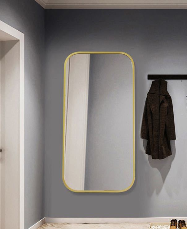 豪華鏡 アンティーク調 壁掛け鏡 壁掛け 壁掛けミラー ウォールミラー 50x70 銅合金 [3]