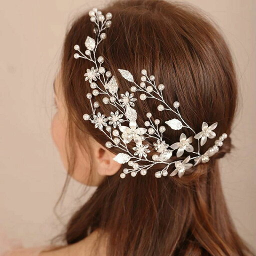 ウェディングヘッドドレス ビジュー 花 フラワー パール 葉 リーフ バックカチューシャ 結婚式 髪飾り 前撮り 二次会 発表会 演奏会 ブライダル パーティー 花嫁小物 披露宴 2次会 ウエディングヘアアクセサリー ヘアアレンジ ヘッドアクセ 海外挙式 後撮り 撮影 シルバー ウェディングヘッドドレス ビジュー 花 フラワー パール 葉 リーフ バックカチューシャ 結婚式 髪飾り 前撮り 二次会 発表会 演奏会 ブライダル パーティー 花嫁小物 披露宴 2次会 ウエディングヘアアクセサリー ヘアアレンジ ヘッドアクセ 海外挙式 後撮り 撮影 シルバー