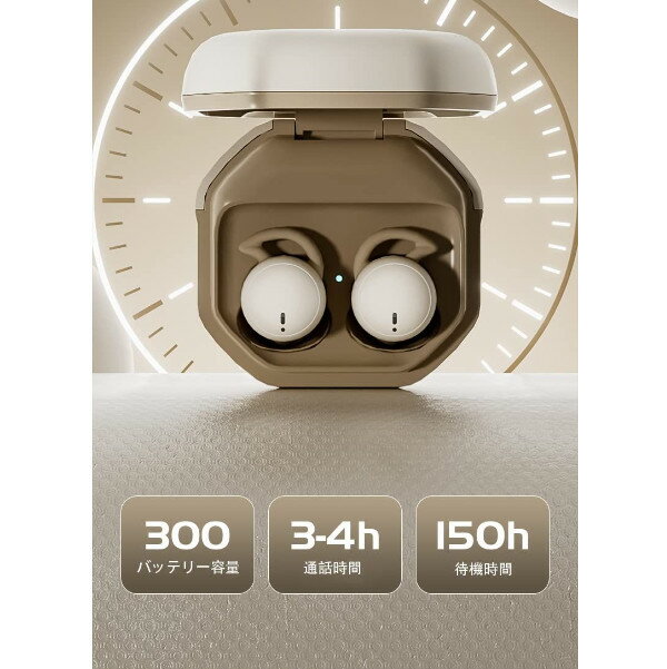 寝ホン ワイヤレスイヤホン ノイズキャンセリングヘッドホン bluetooth5.3 マイク付き 寝ながらイヤホン 耳が痛くならないイヤホン 睡眠用イヤホン 聴覚過敏用耳栓 シリコン インナーイヤー型イヤホン 睡眠 ミニ型ワイヤレスイヤホン 人気 小型