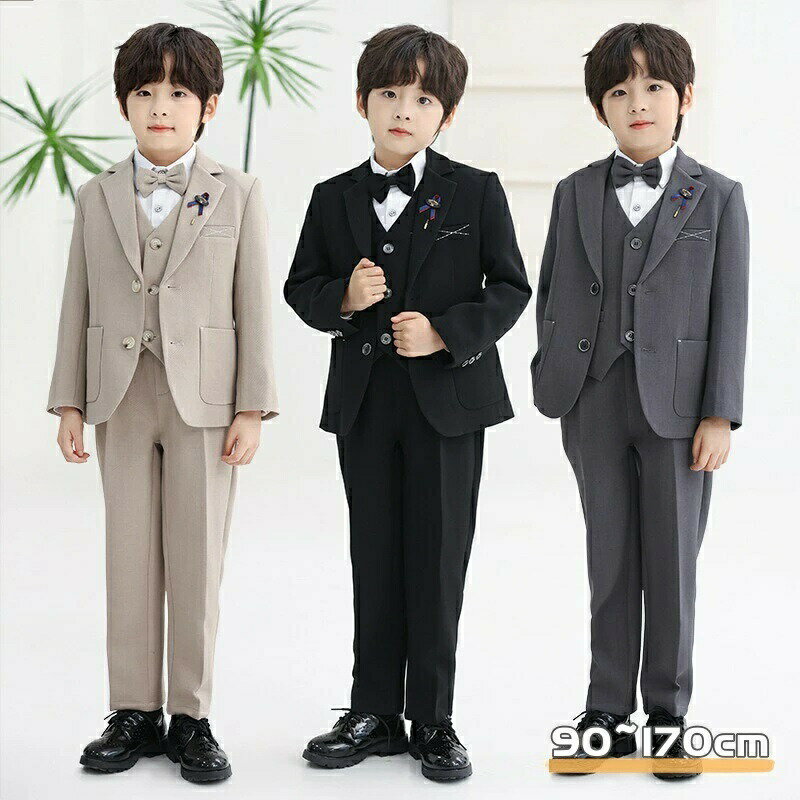 フォーマルスーツ 男の子 キッズ 入学式 スーツ 男の子 おしゃれ 子供スーツ 男の子 卒業式 卒園式 発表会 演奏会 演出 ベビースーツ 誕生日 子供スーツ ...