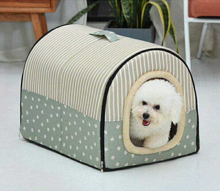 送料無料 犬 猫 PET HOUSE ペットハウス 猫用 ペットベッド 犬用 ハウス ペットハウス 春 秋 冬 分解し..