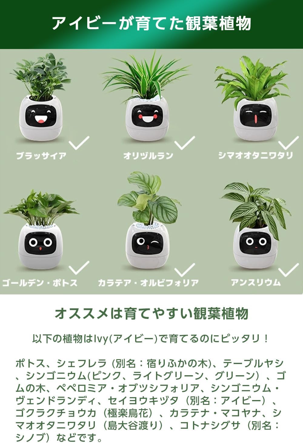 スマートプランター スマートケア＆スマートペット LED画面 スマートホーム機能搭...