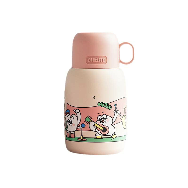 水筒 キッズ 500ml 小学生 子供 直飲み カバー付き 肩紐 保冷 送料無料 ステンレス...