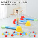 幼児の感覚統合トレーニング機器 丸木橋のおもちゃ バランストレイル触覚ボード 体幹 トレーニングこども室内運動 おもちゃ 小学生 アスレチック 子供用 大人用 ...