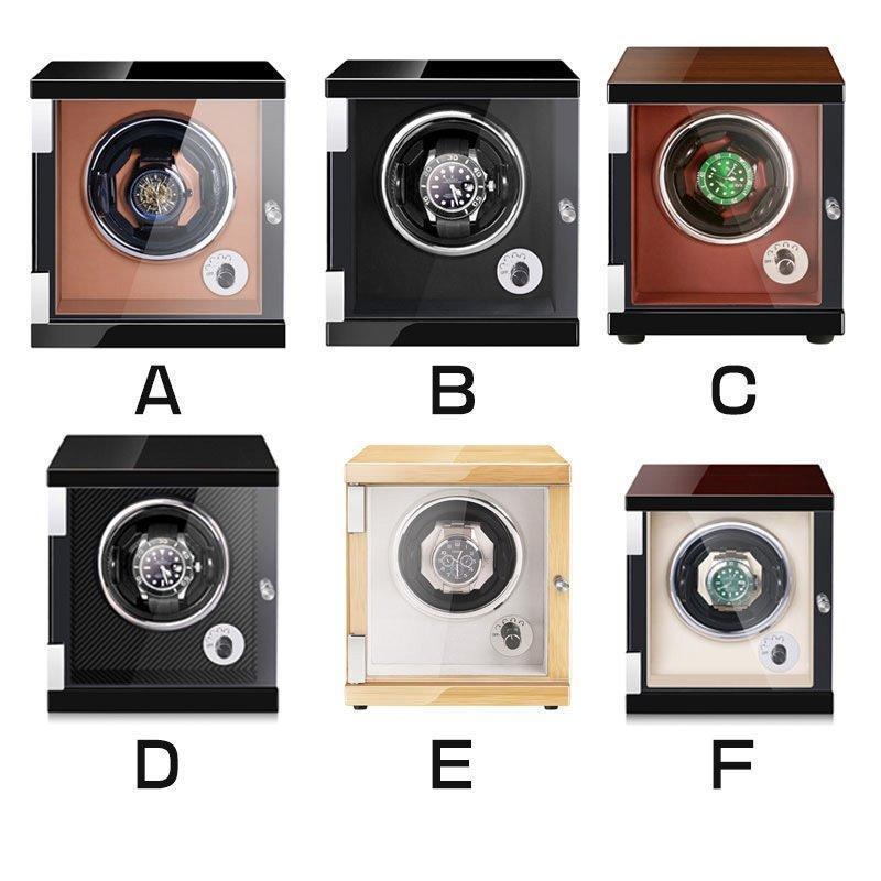 自動巻き上げ機 ワインディングマシーン 腕時計 自動巻 ケースワインディング 時計ケース 木製 1/2/4/6..