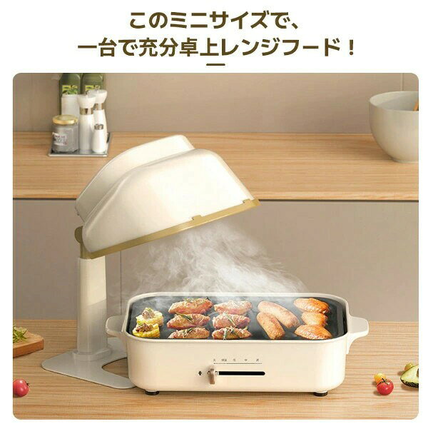 レンジフード 卓上レンジフード 卓上吸煙機 ミニポータブル換気扇 10個交換フィルター付き カーボン USB給電 調節可能 低騒音 換気 高圧風道 コンパクト 簡単操作 煙 油 卓上クッキング ホームパーティー