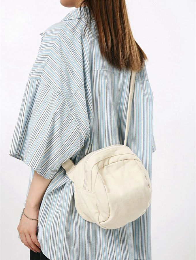 【激安販売中!】デニム ミニショルダー バッグ おむすび 帆布 バッグ ミニバッグ 立体 まんまる フォルム 斜め掛け メンズ お出かけ 小さめ 見た目以上に収納 ブラック パープル キャメル おにぎりレディース キッズ 綿 キャンバス 2