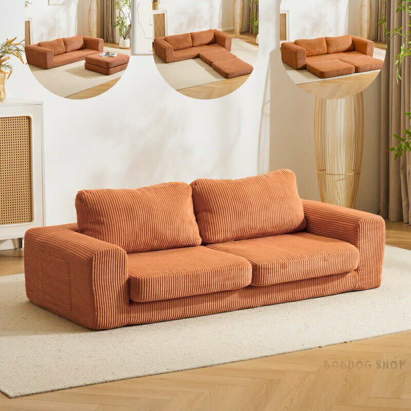Sofa Bed - ソファベッド 組立て不要 二人掛け 2.5人掛け フロアソファ ローソファ ソファー 1人暮らし 家庭用 マルチに使える 座椅子 完成品 運びに便利だ 圧縮梱包 高反発ウレタン ウレタンの密度28D 支持力150N マットレス ふわふわ感 包まれるような感じ 圧力分散 来客対応