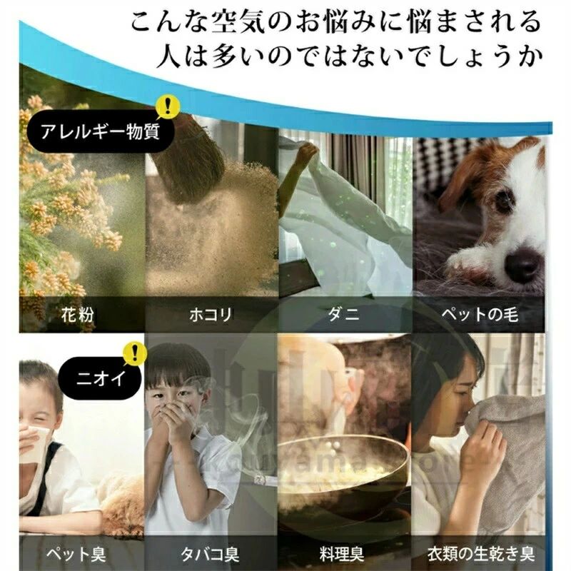 空気清浄機 小型 加湿器 脱臭/除菌 脱臭機 卓上 最大40畳 小型 脱臭機 省エネ 360°循環清浄 ウイルス除去 一人暮らし 空気浄化 マイナスイオン ミニ空気清浄機 家庭用 静音 省エネ 花粉対策 おすすめ - 2