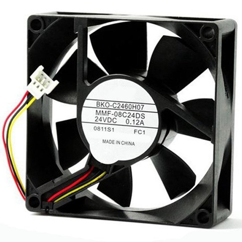 モデル:MMF-08C24DS FC1。電圧:24V。電流:0.12A。サイズ:80×80×25mm。? アメリカ現地で5~10日以内にお受け取りいただけます。モデル:MMF-08C24DS FC1。 電圧:24V。 電流:0.12A。 ライン:3ライン 用途:コンピュータケース サイズ:80×80×25mm。