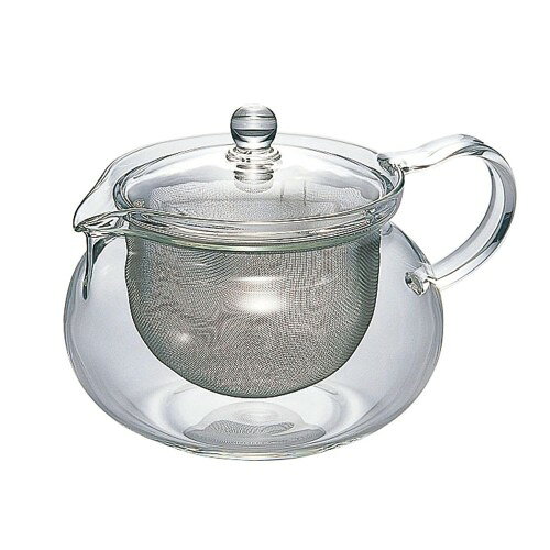本体重量:0.305kg 原産国 : 本体・フタ/日本製 茶こし/中国製 ※この製品は日本で品質管理し、組立てたものです。 サイズ:幅17.3×奥行13.2×高10.8cm、口径:10.7cm 食洗器可、熱湯可 耐熱ガラス製の急須なので、お茶の色合いが目で愉しめます。 容量:実用容量 700ml(満水容量 750ml) 材質:本体・フタ/耐熱ガラス、茶こし/ステンレス メーカー型番:CHJMN-70T 直火不可 持ちやすい丸形のツマミ