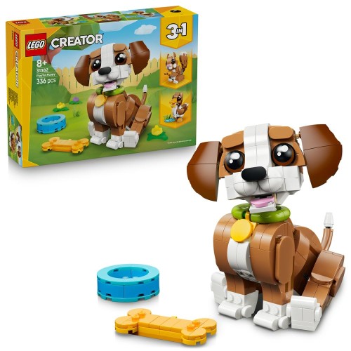 樂天商城 - レゴ(LEGO) クリエイター いっしょにあそぼ！いたずらっこワンちゃん おもちゃ 玩具 誕生日 プレゼント ブロック 女の子 男の子 子供 8歳 9歳 10歳 小学生 動物 生き物 ごっこ遊び おままごと 31382