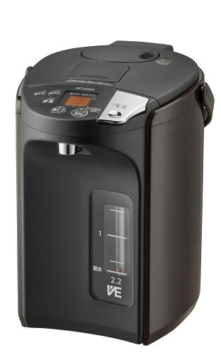 WEBタイガー魔法瓶 電気ポット 蒸気レス 節電VE保温 安全構造 とく子さん 2.2L ブラウン PIS-N220T