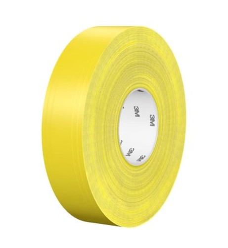 3M™ 超高耐久ラインテープ 971L, 黄, 50.8 mm x 32.9 m,5S, 6S, 倉庫, 工場,ラインマーキング