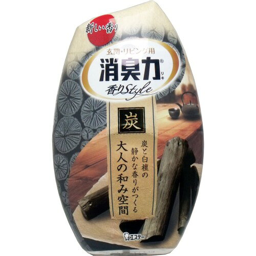 エステー お部屋の消臭力 炭と白檀の香り 400ml×3個 400ミリリットル (x 83)