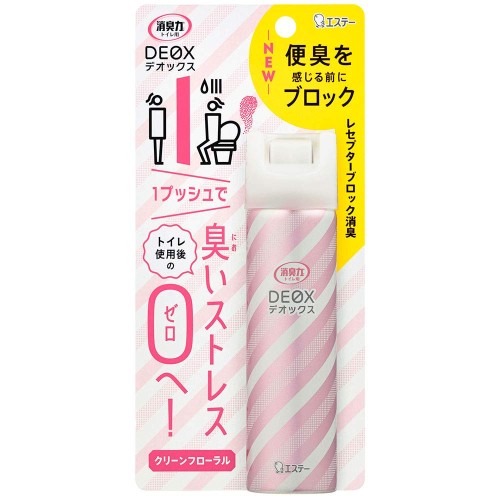 エステー 消臭力 DEOX(デオックス） トイレ用スプレー クリーンフローラル 50ml