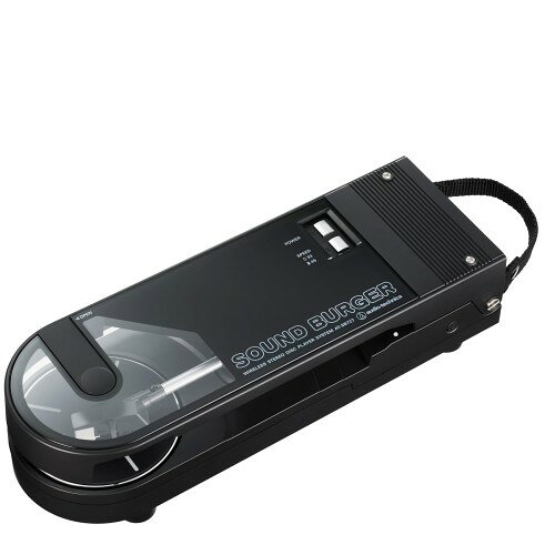 オーディオテクニカ AT-SB727 BK ワイヤレス レコードプレーヤー AT-SB727 サウンドバーガー ポータブル 小型 軽量 USB充電 Bluetooth ベルトドライブブラック
