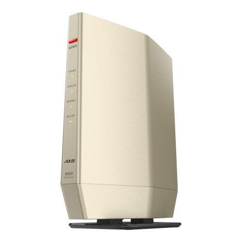 大容量・多台数通信に強いハイパワー内蔵アンテナWi-Fi 6(11ax)8ストリーム(4x4+4x4) 回線の速度を損なわないINTERNETポート最大2.5Gbps対応 メッシュWi-Fiですみずみまでカバー標準規格Wi-Fi EasyMesh(TM)に対応。対応商品を自由に組み合わせることで、Wi-Fiのエリアを簡単に広げることができます。 安心のセキュリティーより強固なセキュリティー規格「WPA3」に対応。通信の暗号化により、高い安全性を確保します。また、セキュリティ―機能「ネット脅威ブロッカー2 ベーシック」搭載 かんたん設定新しくなった「AirStationアプリ」を使えば、スマホで簡単に初期設定が完了します。 環境に配慮した簡易包装でお届けします