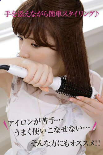 クレイツ CREATEs クレイツイオン ロールブラシアイロン2 直径32mm CIBI-G32W saino-10056201 サイノー楽天市場店 サンプル画像3