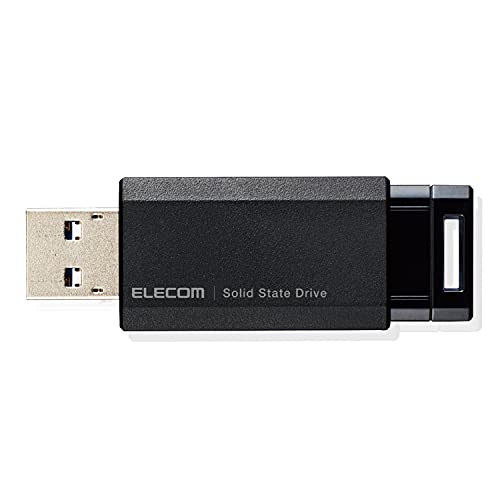 読み込み最大590MB/s、書き込み最大260MB/sの高速データ転送を実現するUSB3.2(Gen2)対応外付けポータブルSSDです。※USB3.2(Gen2)でご使用になるには、機器側がUSB3.2(Gen2)に対応している必要があります。 重さ約11g、幅57.7×奥行き20×高さ10.5mm(コネクター収納時)と圧倒的な小ささを実現し、持ち運びや収納にも便利なUSBメモリサイズです。 USB3.1(Gen2,Gen1)/USB3.0/USB2.0への下位互換が可能で、そのまま接続可能です。 PlayStation(R) 4、PlayStation(R) 4 Pro、PlayStation(R) 5※に接続し、ゲームデータを外付けSSDに保存することで、ゲームの起動時間やセーブデータのロード時間が短縮され、より快適なゲームプレイが可能です。※PlayStation(R) 5で使用する場合はPlayStation(R) 4のソフトプレイ時のみとなります。 PlayStation(R) 5に接続し、PlayStation(R) 5のゲームデータを外付けSSDに保存することで、本体ストレージの空き容量を確保が可能です。※PlayStation(R) 5のソフトデータを外付けSSDから起動することは出来ません。