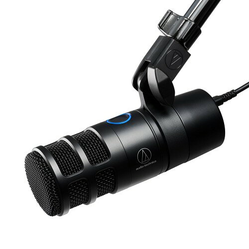 オーディオテクニカ AT2040USB ダイナミックマイク USB 超単一指向性 配信 ブラック