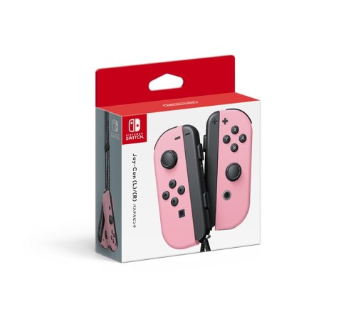 「Joy-Con（L）パステルピンク」と「Joy-Con（R）パステルピンク」に「Joy-Conストラップ（ブラック）」が2個付いたセットです。 本体が1台でも、ソフトによっては「Joy-Con」のみを持ち寄ることで多人数でのプレイが可能です。