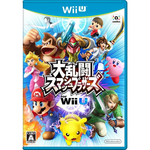 マリオ、ピカチュウ、リンク、カービィなど、任天堂ゲームのオールスターが活躍する「スマブラ」がWii Uに登場。 シリーズ最大ボリュームの参戦ファイターに加え、アイテム、ステージ、BGMなども様々なゲームから収録した大乱闘対戦アクションの決定版。 インターネットにつなげば、離れたライバルと対戦することができる。 amiiboは自分のパートナーやライバルとしてゲームに登場する。対戦するたびに能力が上がったり、新たな戦法を学習していく。 ニンテンドー3DS版とは異なるステージを対戦ステージを数多く収録。また、ニンテンドー3DS版とのデータ連動にも対応。