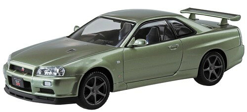組み立て塗装が必要なプラモデル。別途、工具等が必要。 1/32スケール色分け済みプラスチック組み立てキット スカイラインの中でも特に人気の高いR34型GT-Rが登場 パーツ総数25点のお手軽モデル 選択式でローダウン仕様も組み立て可能