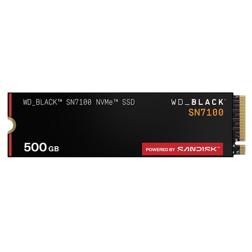 WDS100T4 0E WD_BLACK SN7100 NVMe SSD M.2 2280 PCIe Gen4 x4 3D TLC 600TBW 5年保証 ブラック 500GB 内蔵ゲーミングSSD ソリッドステートドライブ 最大6 800MB/秒 WDS500G4 1TB