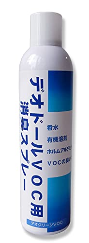 ◆商品名：日本デオドール株式会社　デオドールVOC用消臭スプレー　380ml 本体サイズ（約）：径5.5×高24.0cm 重量・容量（約）：380ml 商品の説明 香水やシンナーのニオイ消しに優れた消臭スプレー！！デオドールVOC用WETスプレー。 【特長】・両性高分子中の＋－の荷電基にVOCが吸い寄せられて吸着されることによって 香水、シンナー臭、有機溶剤臭、ホルムアルデヒドなどのVOCのニオイを強力に消臭します。・ニオイなどを吸着した高分子は自然に床面に落下します。 【使用方法】(1)室内のニオイが漂う空間に適量をスプレーしてください。(2)1回2秒のスプレーで約400回ご使用できます。(3)缶の頭部を上にしてスプレーしてください。(4)ミストタイプなので対象物から1m以上離してご使用ください。 ・高圧ガスを使用した可燃性のある製品であり、危険なため火気と高温には注意！・高圧ガス：DME（ジメチルエーテル）・使い切って捨てること。・逆さ、水平にして使用しないでください。・用途以外には使用しないでください。 使用上の注意 室内に残った香水のにおいに。 塗装後のシンナー臭や印刷物のインクのにおいに。 ホルムアルデヒドのにおいに。 P.when('A').execute(function(A) { A.on('a:expander:toggle_description:toggle:collapse', function(data) { window.scroll(0, data.expander.$expander[0].offsetTop-100); }); }); 原材料・成分 両性高分子化合物、制菌剤、ジメチルエーテル 使用方法 室内のニオイが漂う空間に適量をスプレーして下さい。 1回2秒のスプレーで約400回ご使用できます。 缶の頭部を上にしてスプレーして下さい。 安全警告 消臭剤ご使用上の注意 ○人体に使用しないで下さい。 ○火気の付近や高温の場所での使用は避けて下さい。 ○ファンヒーター等の付近や車内に置くと温度が上がり破裂して危険です。 ○スプレーは目や顔にかからないように注意して下さい。万一皮膚についたり目に入った場合は、 　すぐに水で充分に洗い流して下さい。又、異常がある場合は医師にご相談下さい。 ○子供の手の届くところに置かないで下さい。 ○衣服についた場合は、シミになる恐れがありますのでご注意下さい。 ○使用中気分が悪くなった場合は直ちに使用をやめ、すみやかに換気をして下さい。 ○プラスチックや塗装面に直接スプレーしないで下さい。 ○万一、内容物が家具等についた場合はシミ、変色などの原因になる場合がありますのでご注意下さい。 ○逆さ、水平にして使用しないで下さい。 ○用途以外に使用しないで下さい。 ご注意（免責）＞必ずお読みください ※火気厳禁 ※換気を十分に行うこと 続きを見る