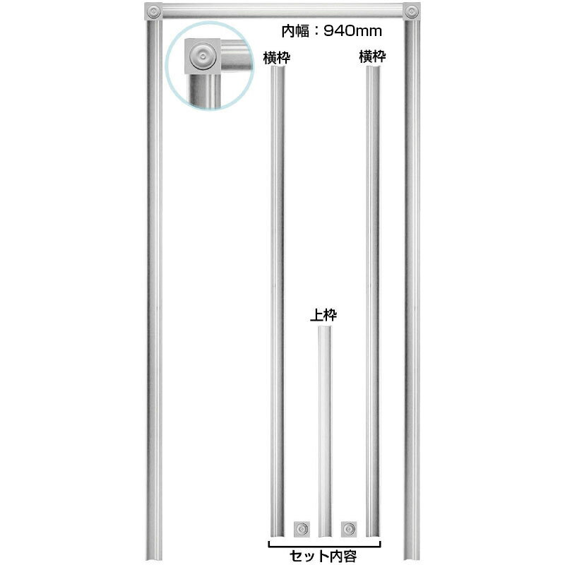 NKC002｜木製付け枠材セット　組合せサイズ：2153×1089×22mm【輸入品】