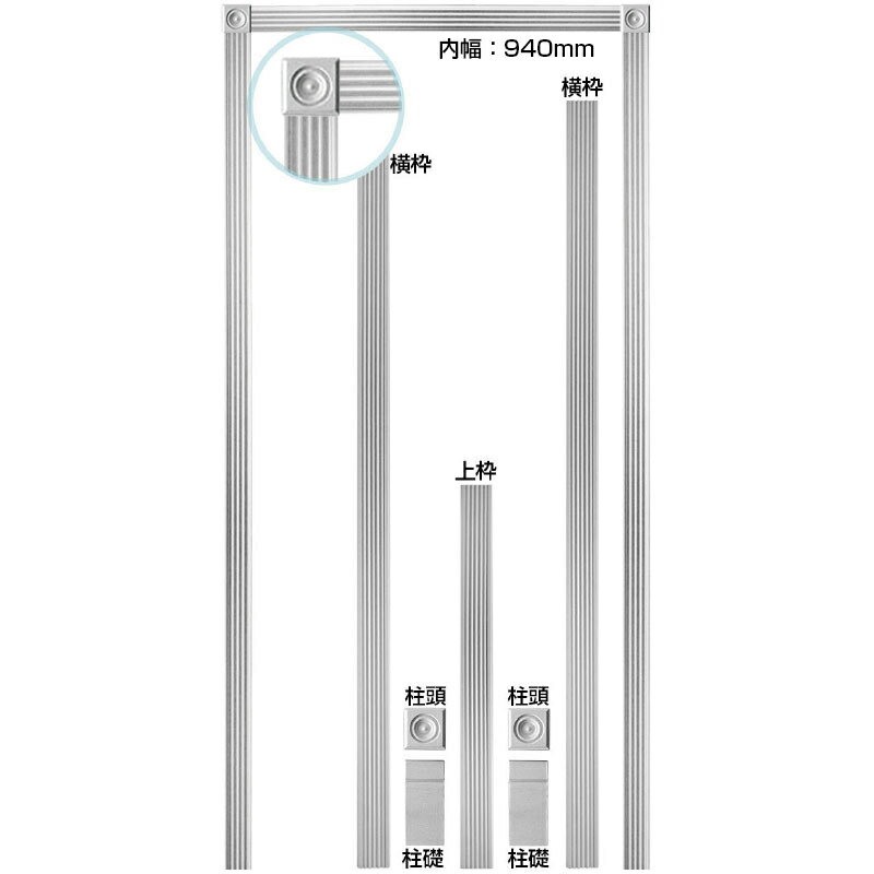 【NKC005】 木製付け枠材セット