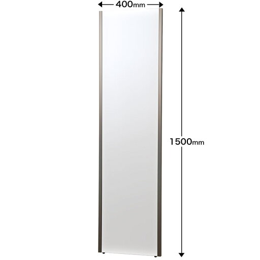 NRM003SG|割れないリフェクスミラー ロング姿見 シャンパンゴールド 1500×400mm 2.0kg ※受注生産品 ※送料含む NRM003SG|割れないリフェクスミラー ロング姿見 シャンパンゴールド 1500×400mm 2.0kg ※受注生産品 ※送料含む