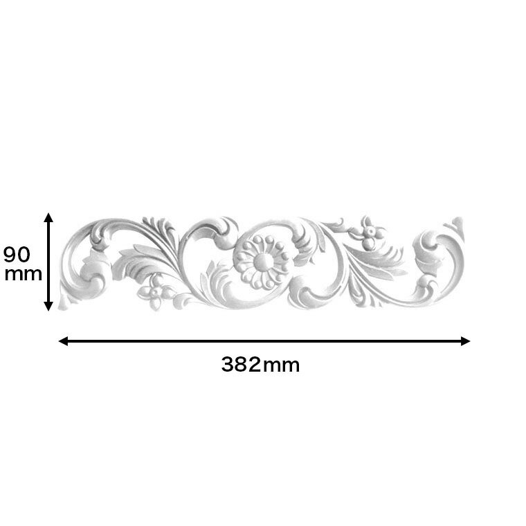 NSNA217｜PVC製曲がる装飾材　オーナメント　サニーモール　382×90×9.5mm【輸入品】