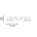 NSNB003S|PVC製曲がる装飾材 オーナメント サニーモール 107×53×18mm 左右セット【輸入品】