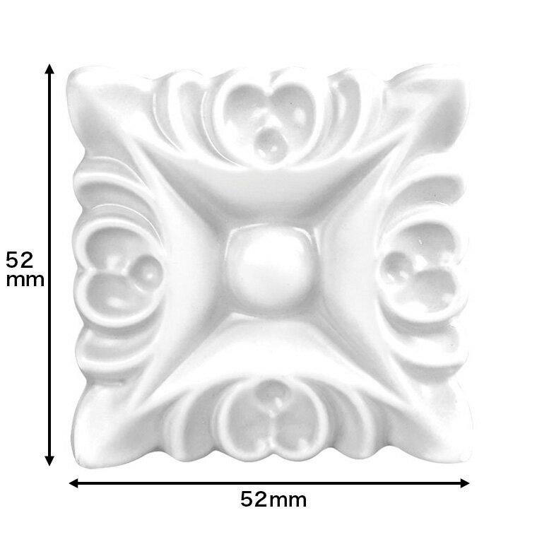 NSYC202｜PVC製曲がる装飾材　オーナメント　サニーモール　52×52×8mm【輸入品】